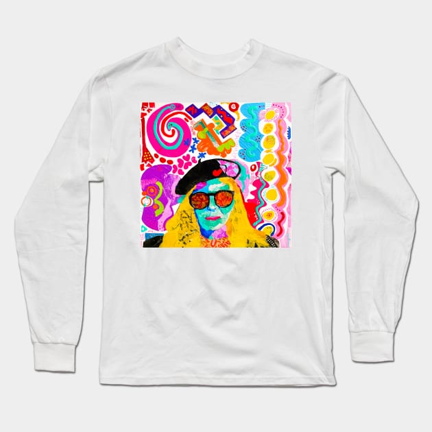 "Life is Too Short to Wear Boring Glasses" Long Sleeve T-Shirt by MikeMargolisArt